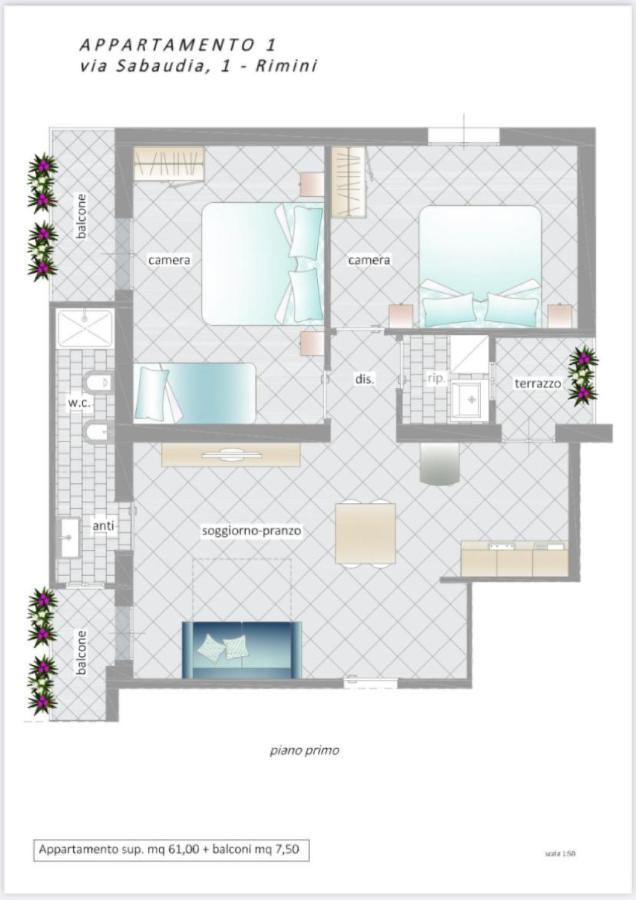 Residence Royal Rimini Exterior foto
